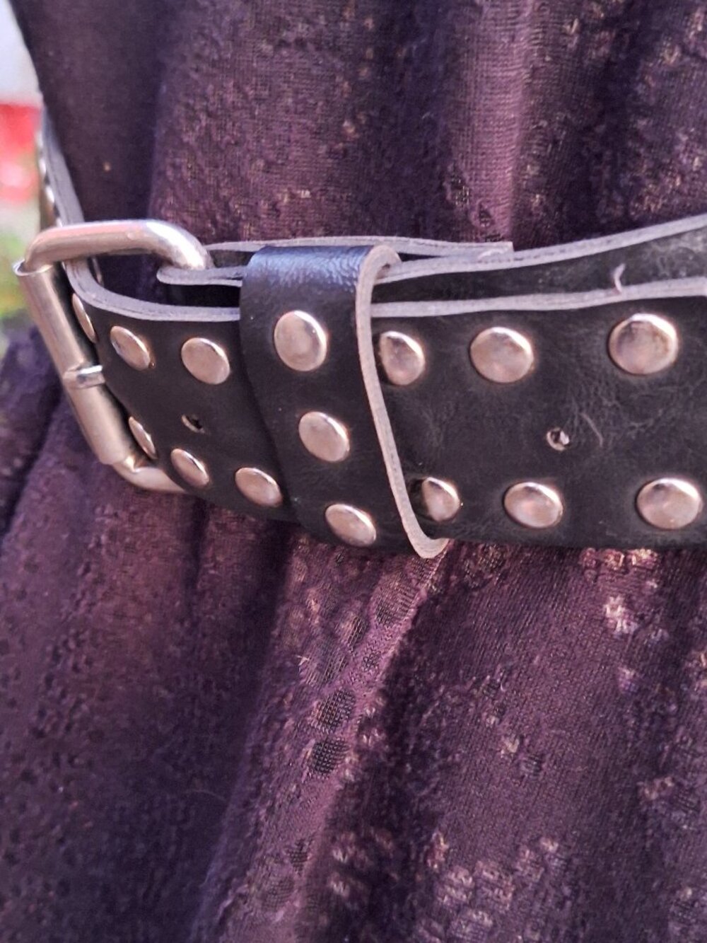 Studded Belt Punk Rock Goth Rockstar Festival Party